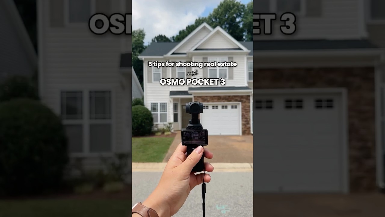 5 Expert Tips to Capture Stunning Real Estate Videos with DJI Osmo Pocket 3 🏡
