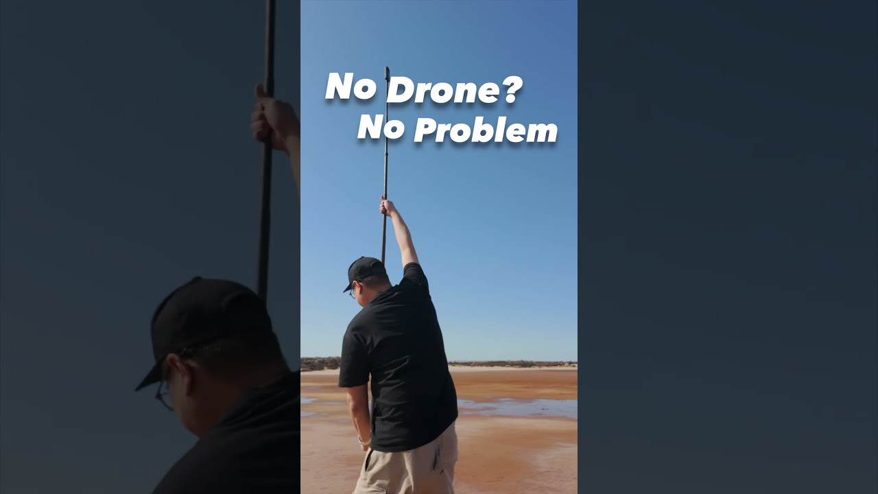 Transforming Insta360 X3 Footage to Mimic Drone Shots