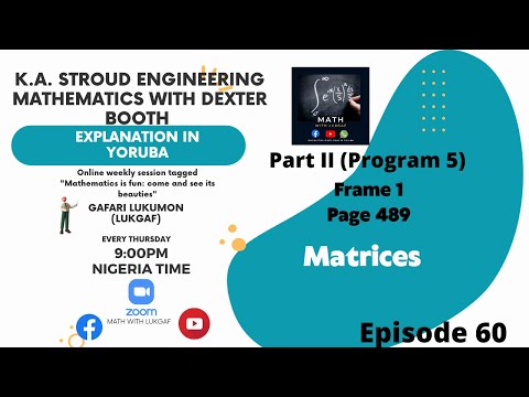 KA Stroud Engr Math 60 - Matrices