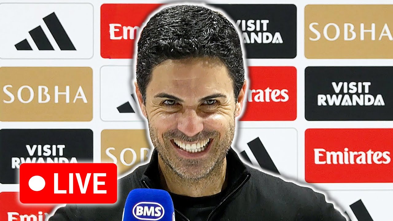 🔴 Live Post-Match Press Conference: Arteta & Glasner Discuss Arsenal's Narrow Win Over Crystal Palace