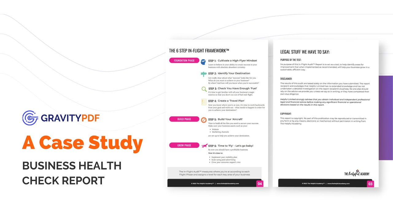 Boost Your Business: How to Create a Professional Health Check Report with Gravity Forms & PDF ✨
