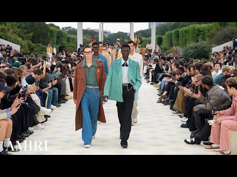 AMIRI SPRING-SUMMER 2025 RUNWAY SHOW | LIVE PERFORMANCE BY THE YUSSEF DAYES EXPERIENCE