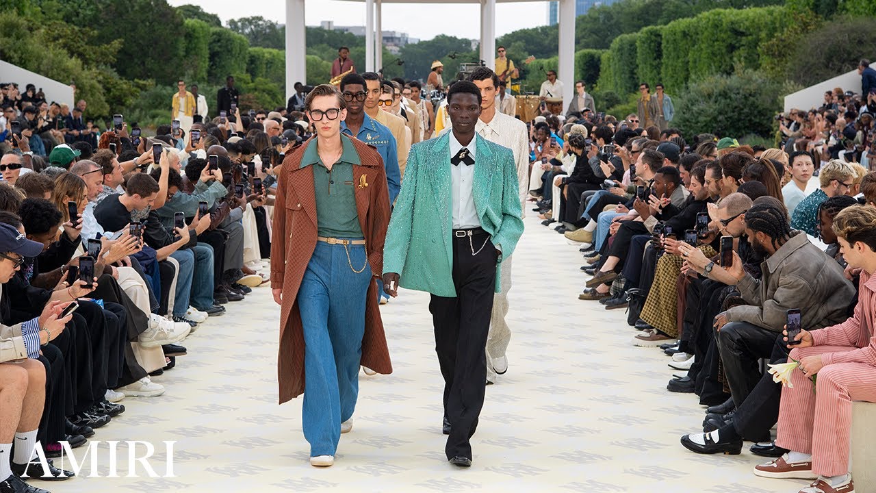 AMIRI Spring-Summer 2025 Runway Show Featuring The Yussef Dayes Experience