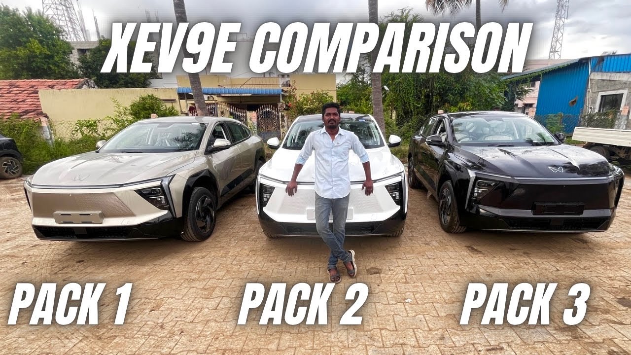 Mahindra XEV 9e Variants Comparison | Pack One vs Pack Two vs Pack Three Explained