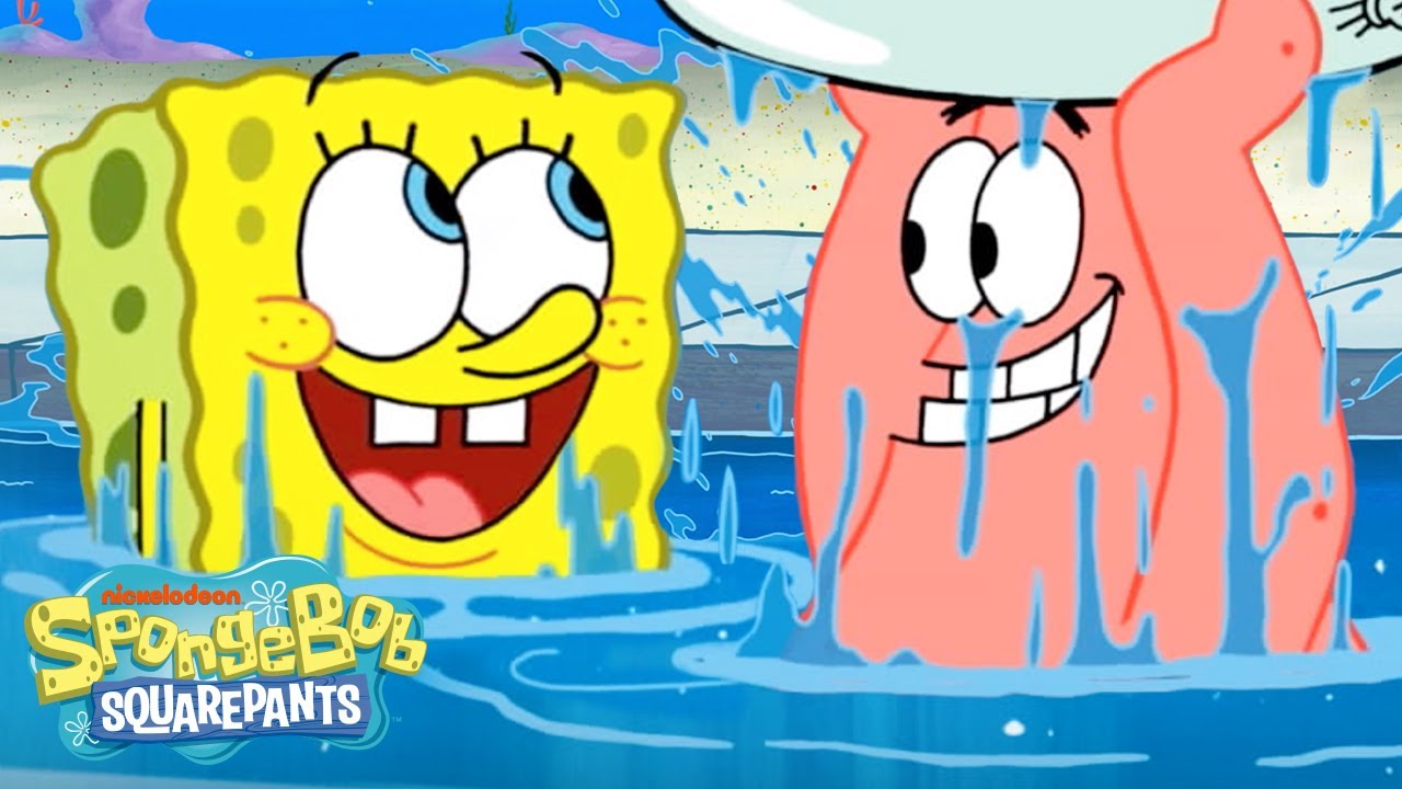 SpongeBob & Friends Experience Water UNDER Water! 🤿 | @SpongeBobOfficial