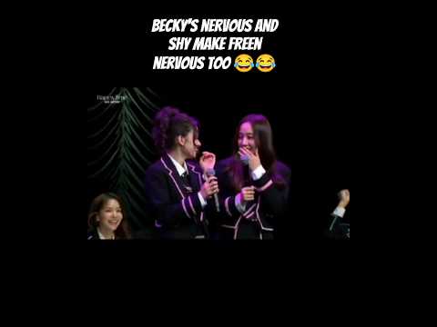 Becky's nervous and shy make freen nervous too 5555😂 #freenbecky #funny #shortvideo #freen #beckyg