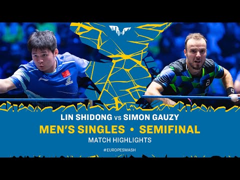 Lin Shidong vs Simon Gauzy | MS SF | #EuropeSmash 2025