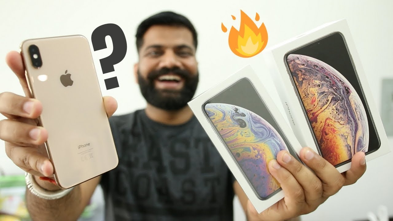 iPhone Xs Max Unboxing & First Look + GIVEAWAY π₯π₯π₯