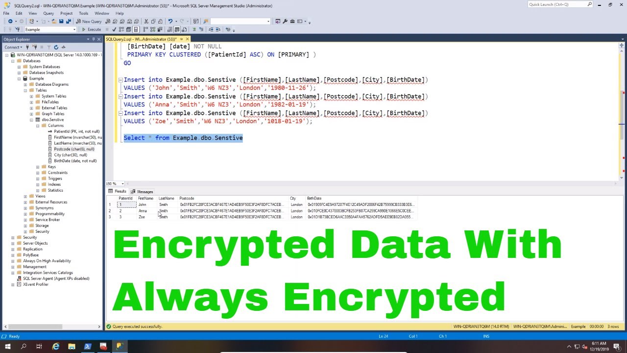 SQL Server Always Encrypted and Key Rotation
