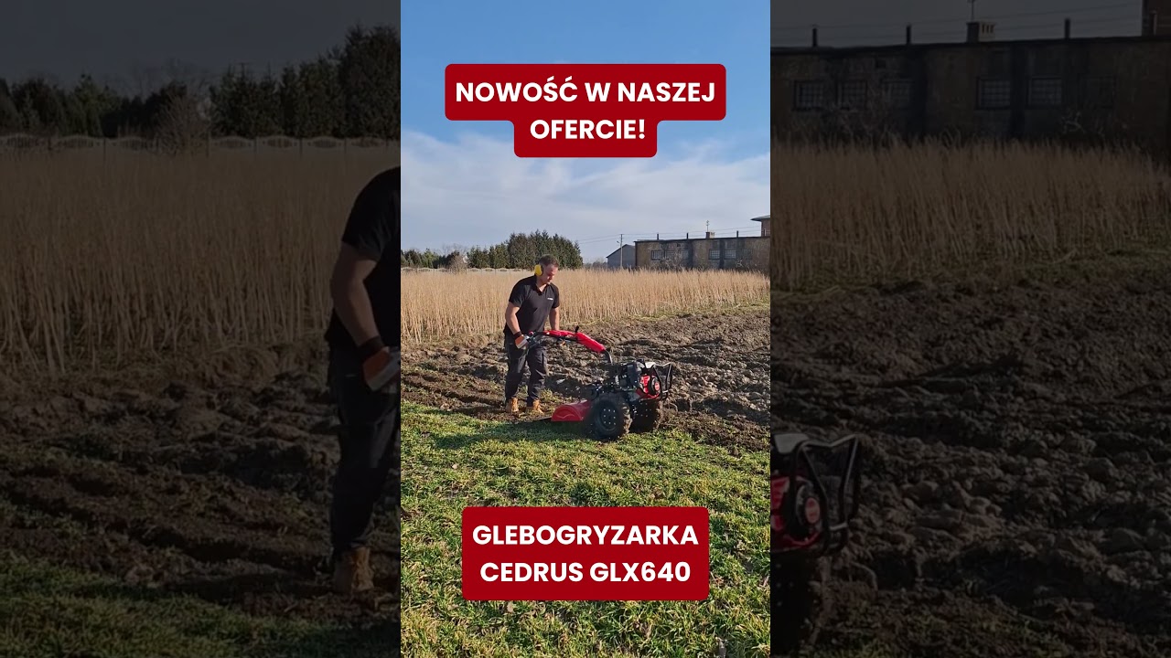 Nowość! Glebogryzarka CEDRUS GLX640 – Wydajność i Niezawodność 🌱