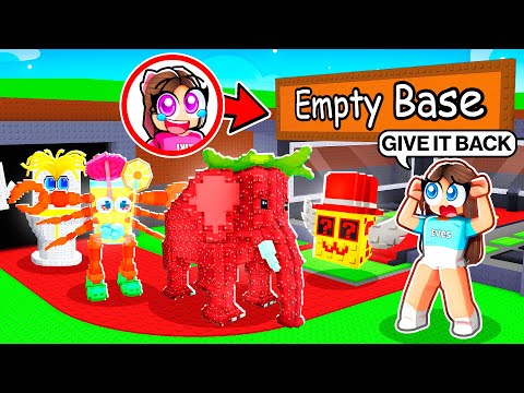 TROLLING PLAYERS as an EMPTY BASE in Steal A Brainrot…