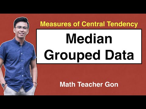 Median of Grouped Data - Measures of Central Tendency