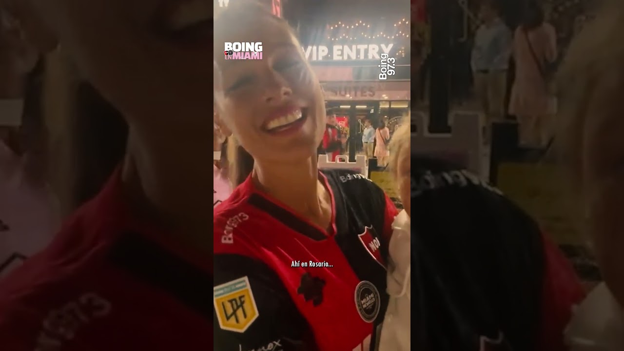 PAMPITA y el SALUDO a ROSARIO en INTER MIAMI