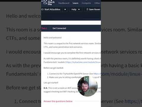 Get Connected | Answer the Questions Series #shorts #thm #tryhackme