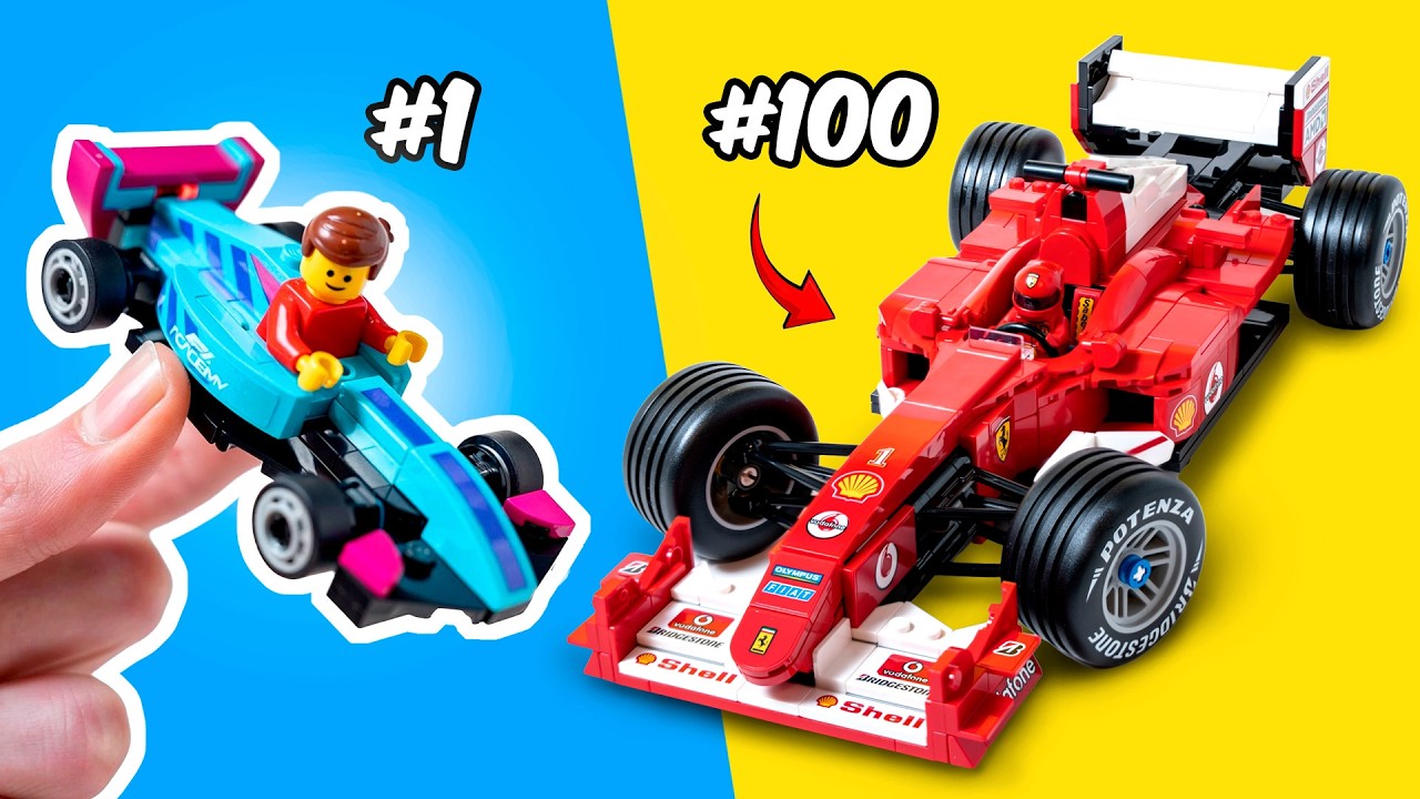 LEGO F1 Cars: Level 1 to 100 | 2026 Sets 🏎️