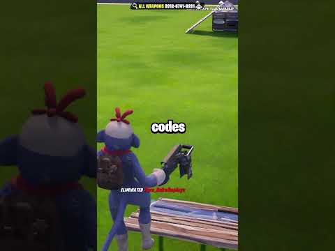 This SECRET CODE gives you AIMBOT HACKS on my Fortnite Map...