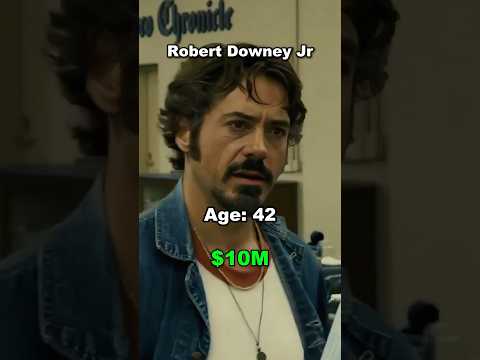 The Evolution of Robert Downey Jr. ❤️💸 #networth #ironman