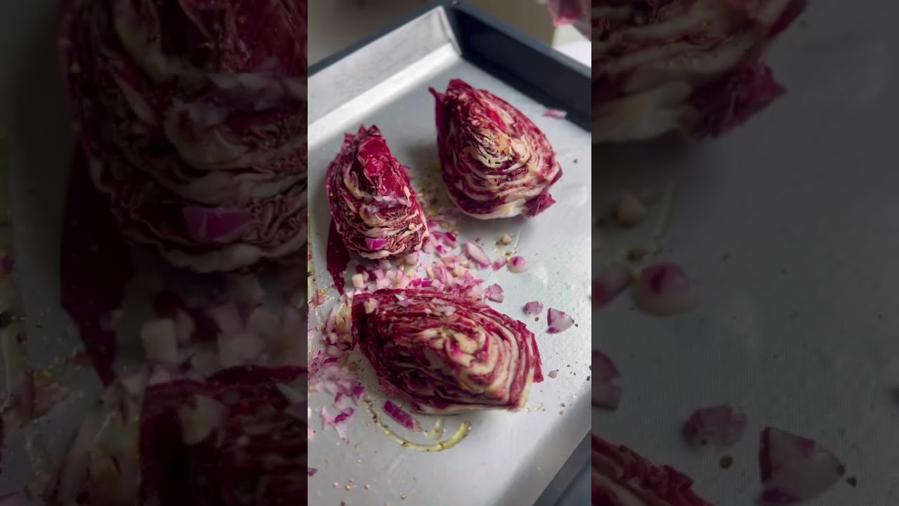 Homefarming: Radicchio mit Pfirsich-Dressing – Frischer Genuss für deine Küche 🍑