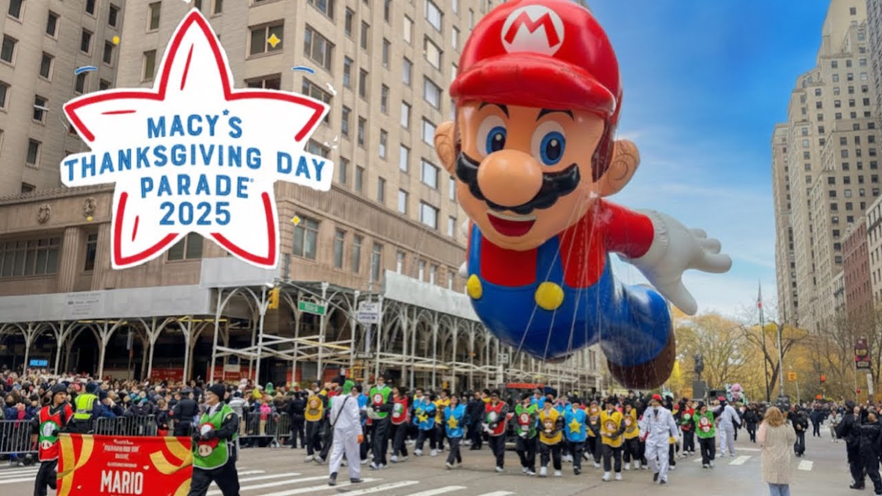 2025 Macy's Thanksgiving Parade NYC in 4K