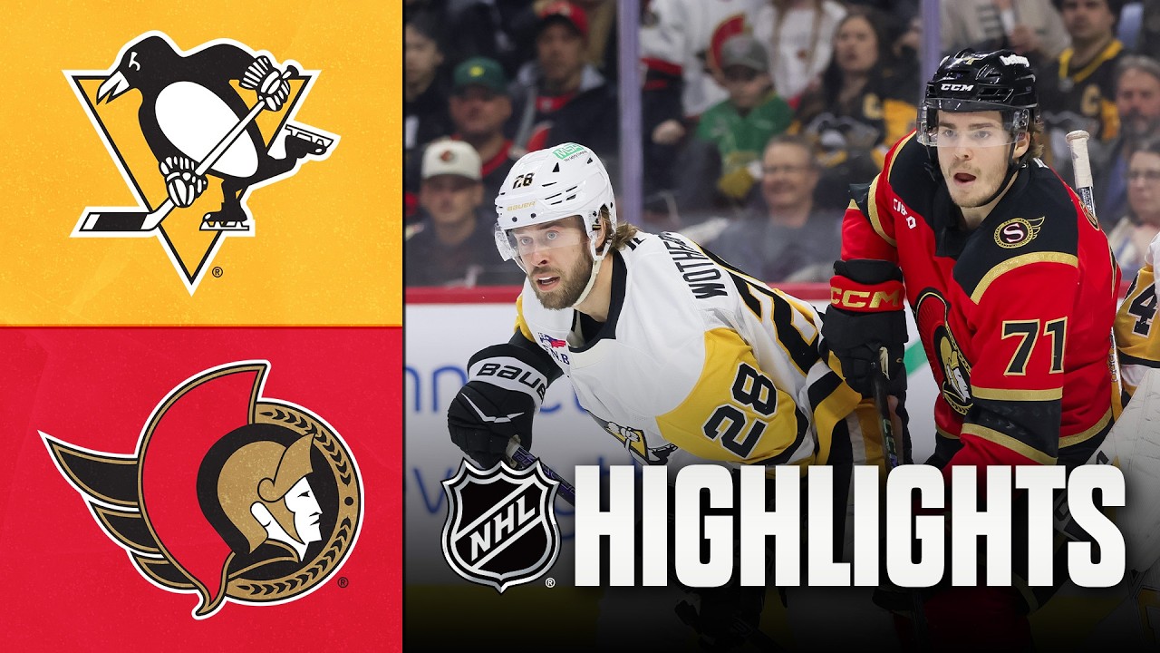 Penguins vs. Senators NHL Highlights | Mar 26, 2026 π