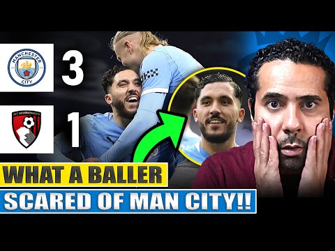 Man City in The Race🏆 Haaland is SCARY❗ Man City 3-1 Bournemouth