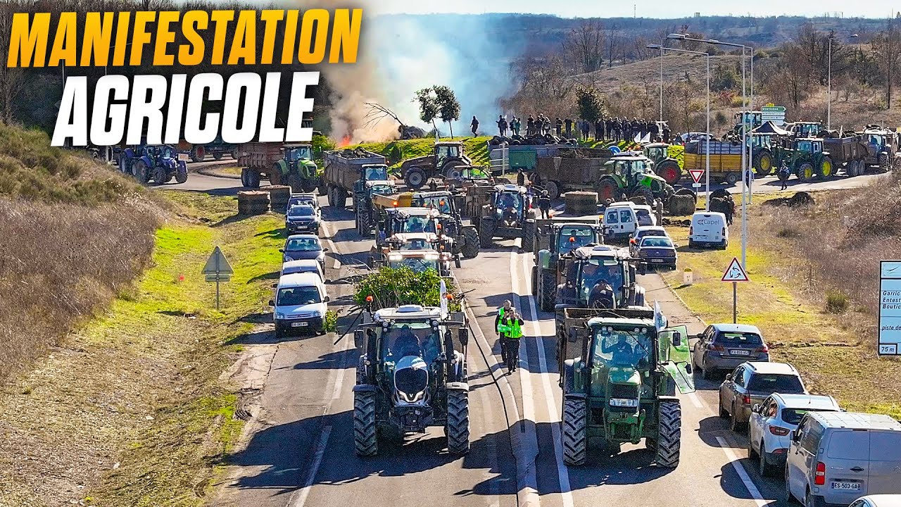 Manifestation Agricole en France 🇫🇷