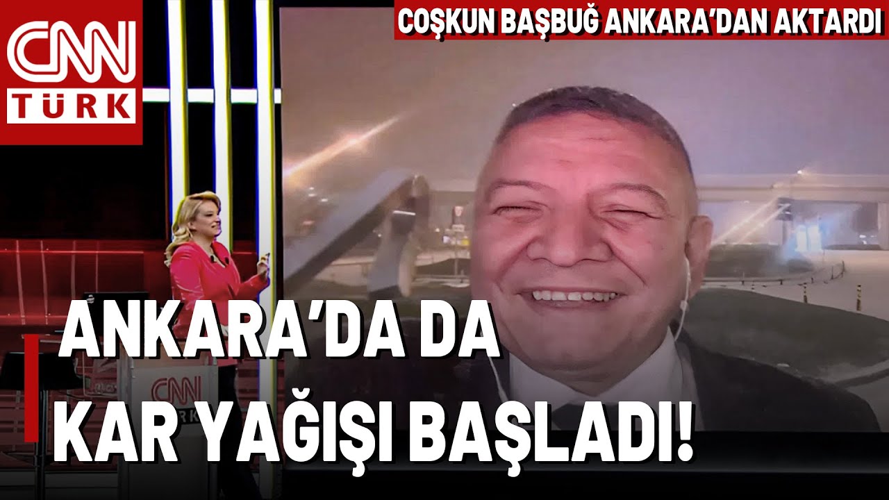 🚨Ankara'da Kar Yağışı Başladı, Yerler Buz Oldu! Coşkun Başbuğ Ankara'dan Son Durumu Aktardı