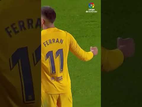 Ferran &  Goal =  Happiness ✔️😄  #shorts #laligasantander #barcelona #elche