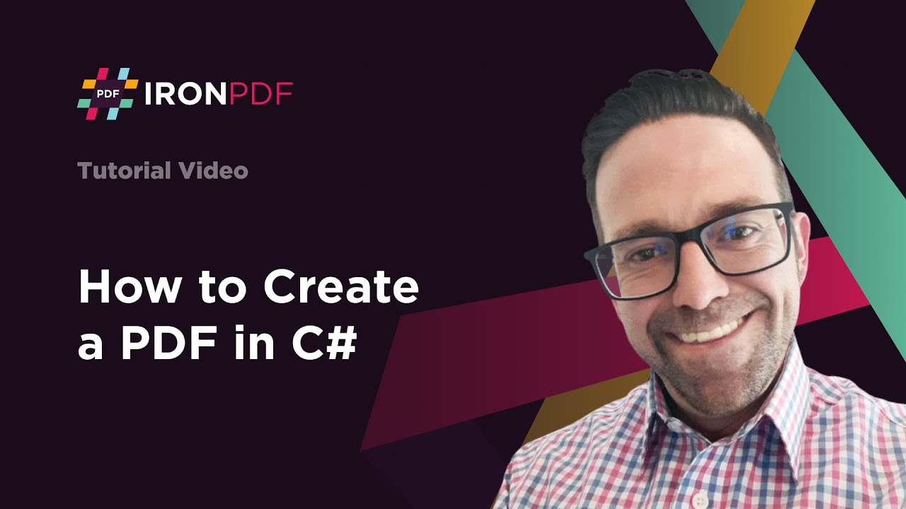 How to Create a PDF in C# using IronPDF