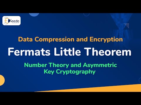 Fermats Little Theorem - Number Theory & Asymmetric Key Cryptography - Data Compression & Encryption