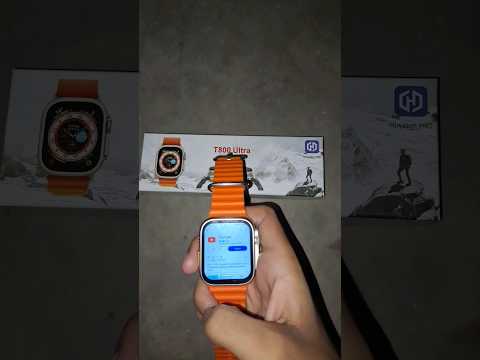 How to download youtube ✅️ in t800 ultra smart watch 😨😱 #shorts #smartwatch #viral