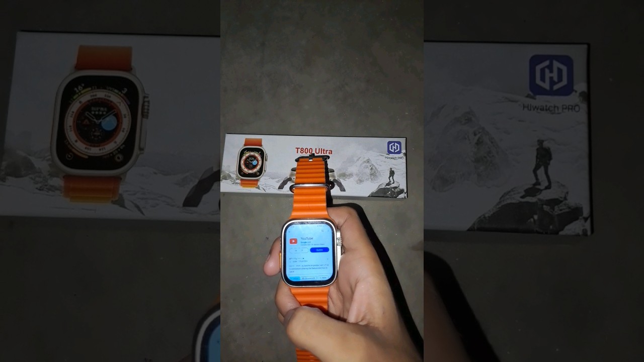 Easily Download YouTube on T800 Ultra Smartwatch 📱 | Step-by-Step Guide