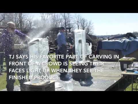Ice carving competition at Angelina's second annual Ice Festival