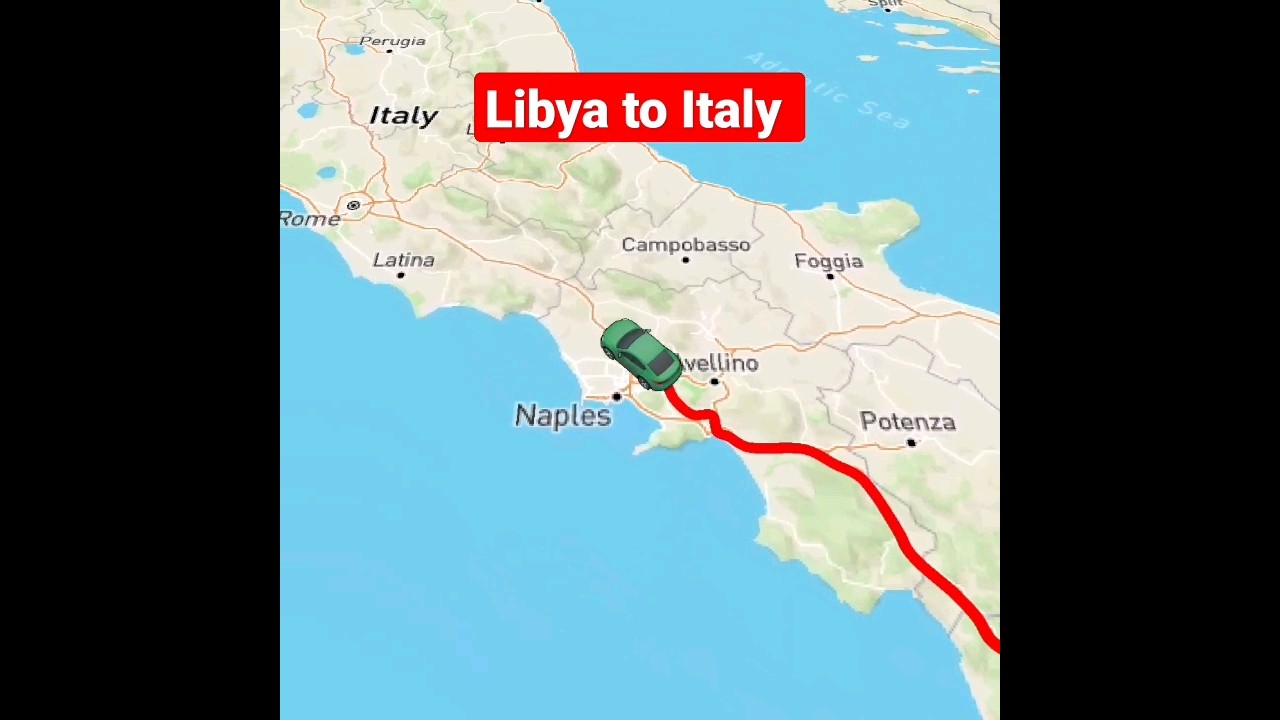 Epic Journey from Libya to Italy by Sea and Land 🇱🇾🚗