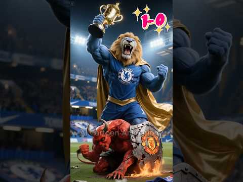 Chelsea vs Man United - Cartoon Highlights | 1-0 Cucurella