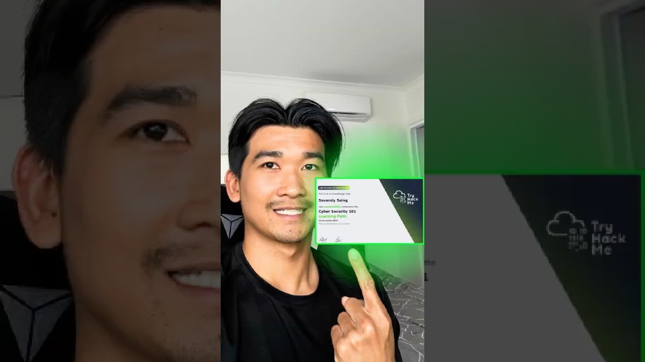 Just Completed Cybersecurity 101 on TryHackMe! π