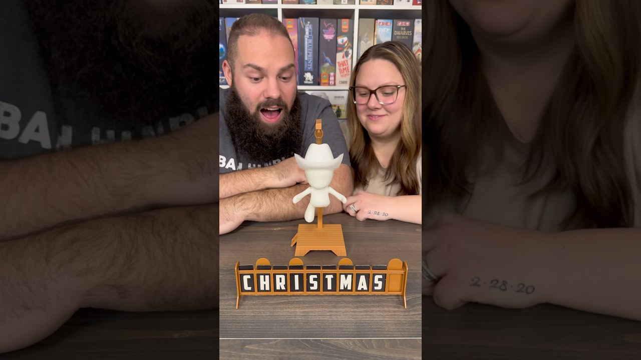 Hangman The Board Game?! Let’s Play Round 4! #boardgames #couple #fun