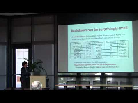 Ryan Williams: Backdoors to Typical Case Complexity