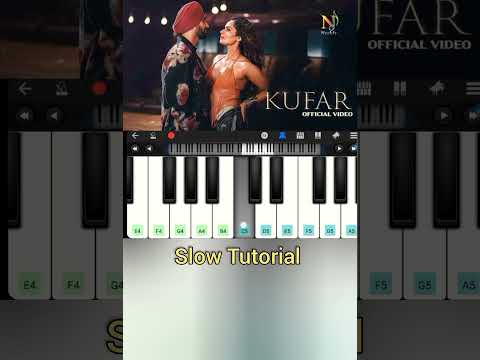 Kufar – Diljit Dosanjh | Piano Tutorial (Walk Band) 🎹 | Easy Piano Cover | Neekfy #shorts 💥