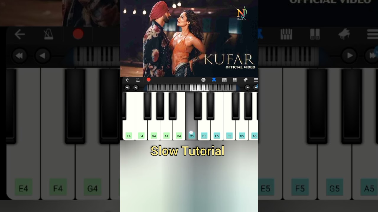Kufar Piano Cover by Diljit Dosanjh 🎹 | Easy Walk Band Tutorial for Beginners