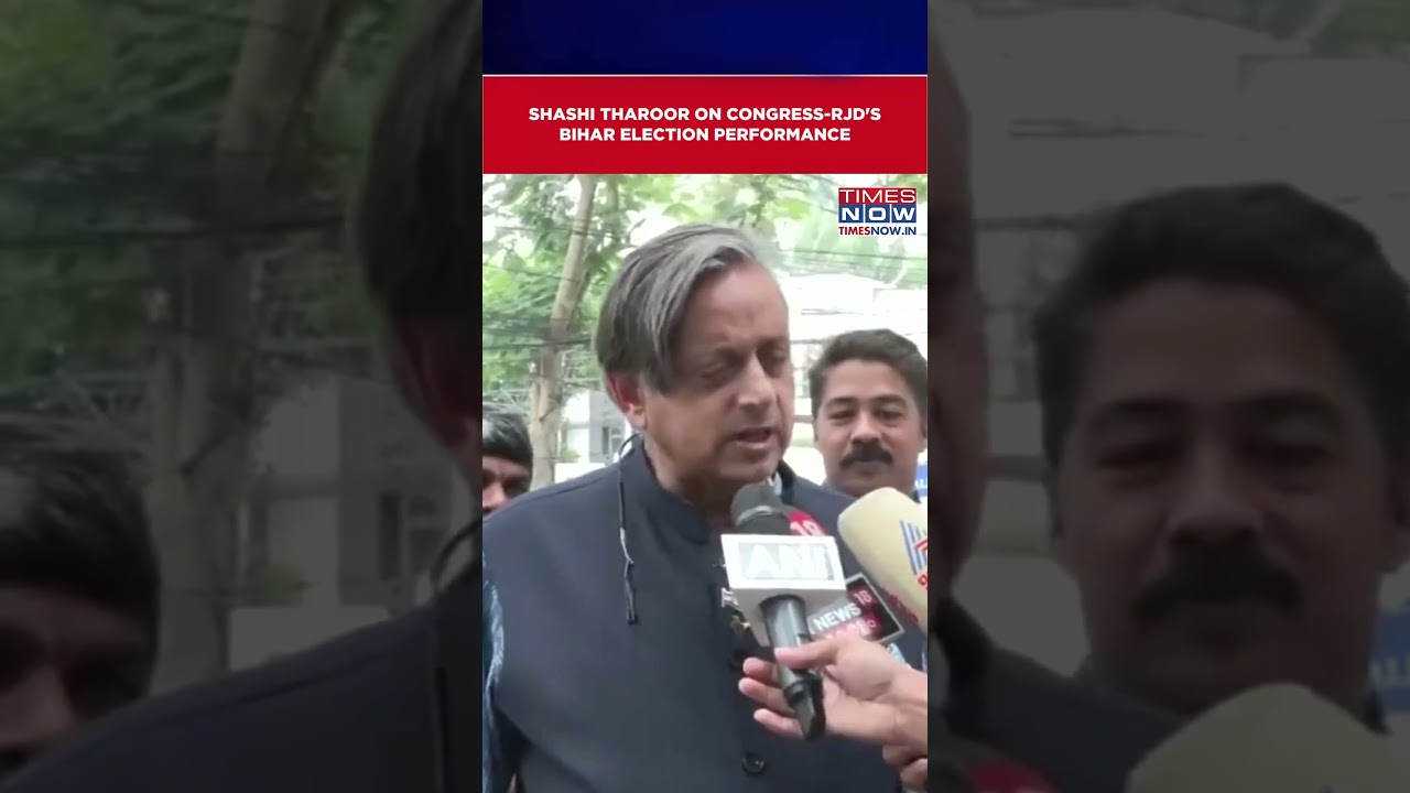 Tharoor Blames RJD for Bihar Election Loss 🗳️