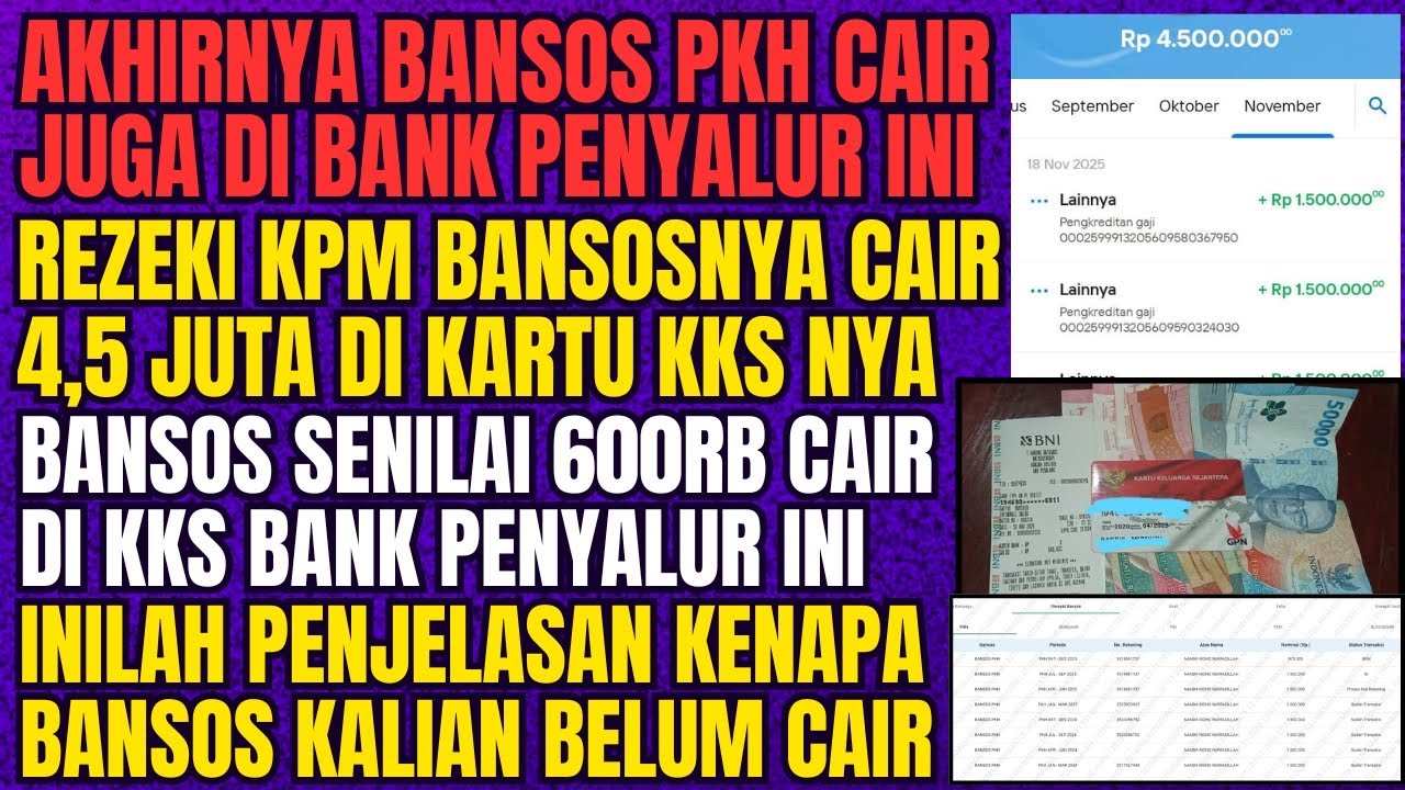 AKHIRNYA PKH CAIR DI BANK MANDIRI, ADA KPM YG CAIR 4,5JT ALHAMDULILLAH