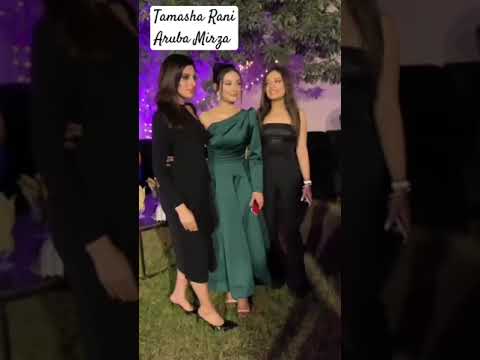 Tamasha Season 2 Winner Aruba Mirza Through A Party #arubamirza #tamasha #shorts