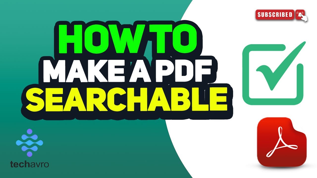 Make PDFs Searchable in 2025 📄