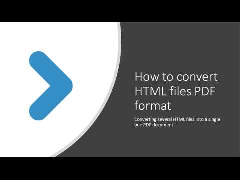 How to convert multiple HTML into single PDF