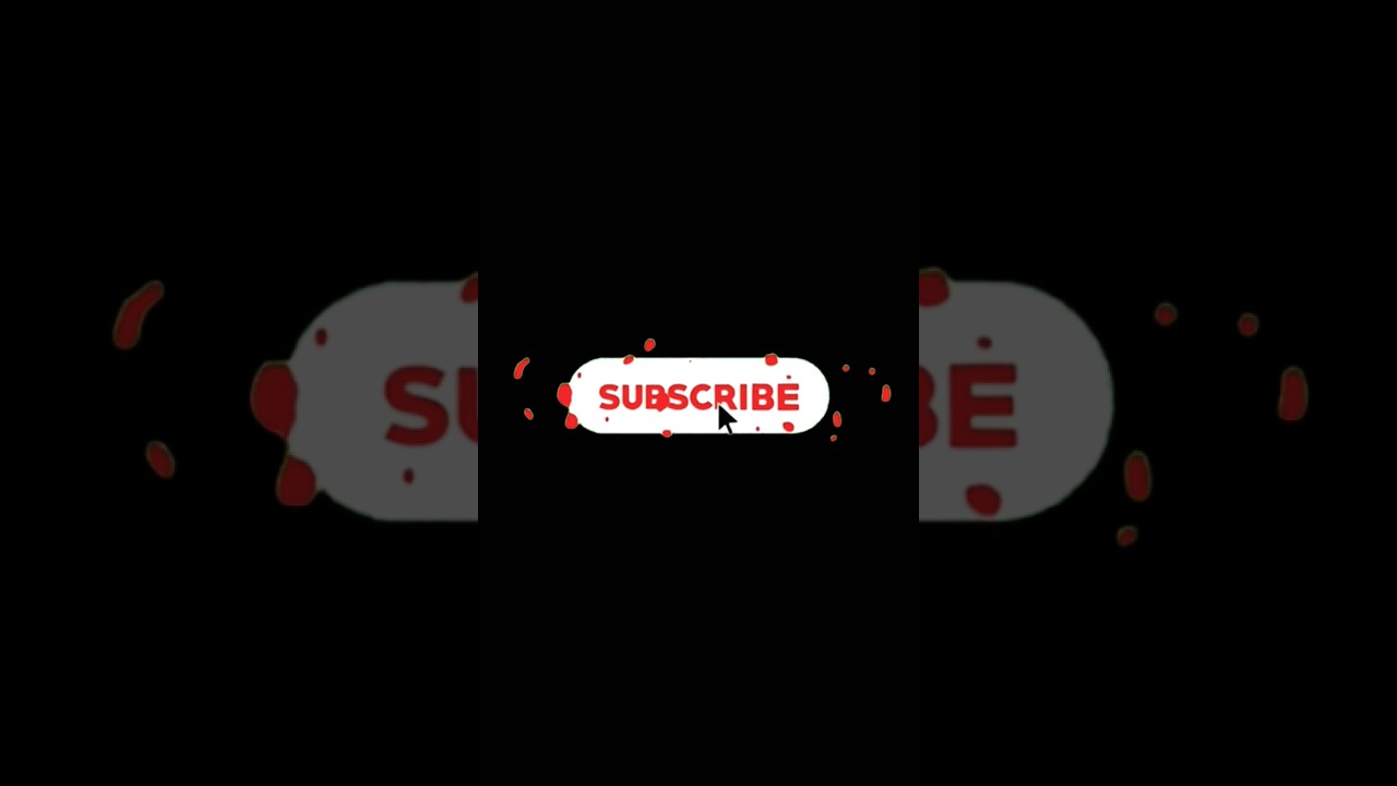 Black & Green Screen Subscribe Buttons 🎥