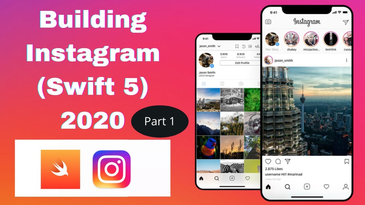 Build Instagram App in Swift 5 Part 1 π±