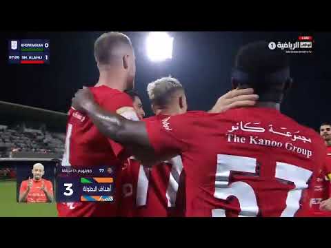 شباب الأهلي يفوز على خورفكان 1-0 في دوري أدنوك ⚽