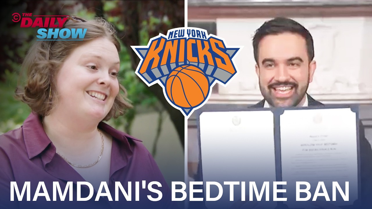 How Do NYC Kids Feel About Mamdani's Bedtime Repeal? Grace Kuhlenschmidt Finds Out | The Daily Show
