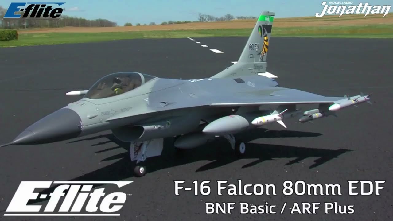 F-16 Falcon 80mm EDF Jet: Perfetto per Piloti di Ogni Livello ✈️
